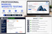 manually test your website and report bugs
