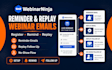 setup webinarninja registration reminder and replay emails