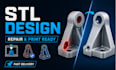 design custom stl files, repair mesh errors, create 3d printable product protype