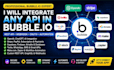 integrate any api in bubble io connect bubble with supabase, make, stripe