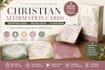 design christian affirmation card or scripture flashcards and prayer journal