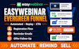 setup easywebinar evergreen funnel easywebinar replay emails