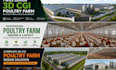 design 3d cgi poultry farm, chicken farm design, farm layout and 3d rendering