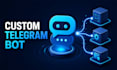 build a custom python telegram bot with CRM and payments