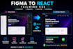 convert figma design to react tailwind CSS