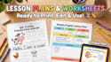 do lesson plan worksheet design for teacher esl kindergarten preschool printable