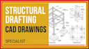 draft structural framing and foundation plans in cad