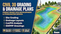 design civil 3d grading, drainage, and stormwater plans
