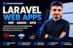 develop a custom PHP laravel website