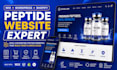 build fda compliant peptide website store, research peptide, supplement store