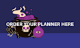 design a yearly planner, daily goal tracker, hyperlinked planner