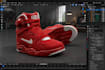 do 3d shoe modeling and realistic rendering