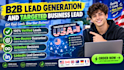 do b2b lead generation, contact list, email listing in 24 hrs