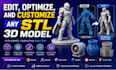edit, optimize, and customize any stl 3d model