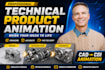 do mechanical product animation, industrial explainer video, medical animation