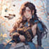 create a beautiful character artwork for you