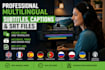 create, sync and translate multilingual subtitles, captions and srt files