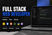 develop a custom full stack website with secure backend