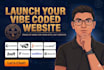 connect your lovable, bolt, replit website to custom domain setup official email