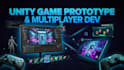 create unity game prototype, custom gameplay,