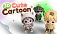 design custom 3d characters, blind box IP, toys for 3d printing