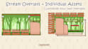 create stream overlays in pixel art style