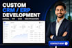 develop custom laravel PHP business software, CRM, erp, saas web app, dashboard
