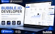 build bubble io ai saas, mvp, web app, custom CRM dashboard developer