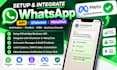 setup whatsapp api chatwoot manychat whatsapp  meta verification greentick