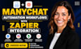 set up manychat automation workflows with zapier integration