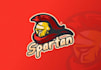make esport logo, spartan, knight