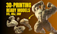 do 3d modeling and create character or 3d model for printing