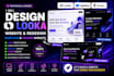 design looka website redesign webflow framer looka website