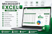 microsoft excel data entry, formatting, formulas and spreadsheet tasks