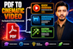 turn students pdf document into a professional video summary