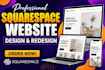 do squarespace website design and squarespace website redesign
