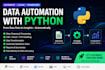 clean, process and automate excel or CSV files using python