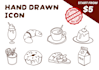 create hand drawn icon for your photo, pet, or your ideas
