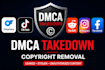 takedown content from onlyfans, tiktok,reddit,facebook and instagram by dmca