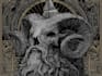 draw dark art illustration with engraving style