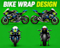 design custom bike wrap and graphics