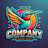 do make hummingbird mascot logo design with 1 day delivery