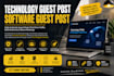 publish technology guest post on high authority software websites on tech blog