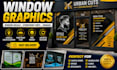 l design professional window graphics and window decals