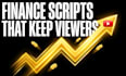 write finance and economics youtube video scripts