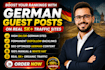 publish german guest posting with real organic traffic