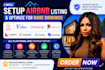 setup airbnb listing airbnb optimization airbnb listing optimization promotion