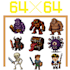 pixel art animations for your game