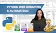 write a python script to automate your task or scrape data