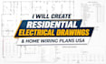 create residential electrical drawings and home wiring plans USA